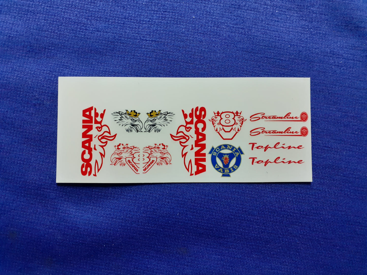 1:50 Scale Scania V8 Decals