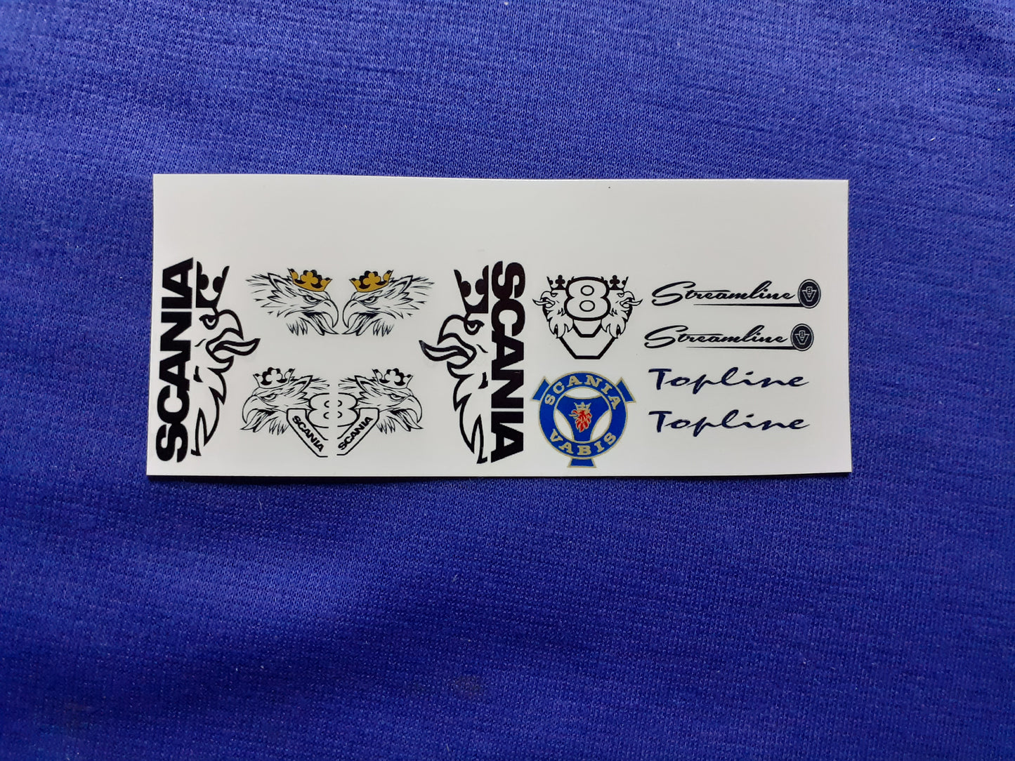 1:50 Scale Scania V8 Decals
