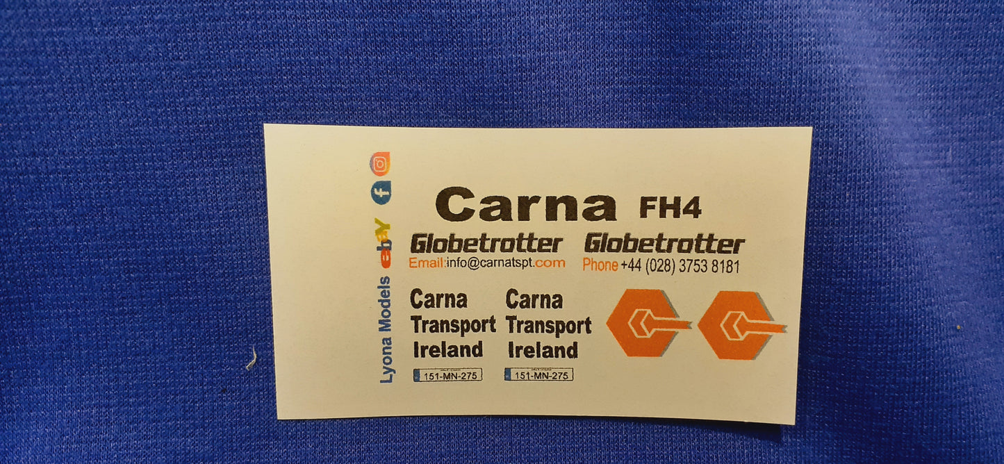 Carna Transport Ireland Decals