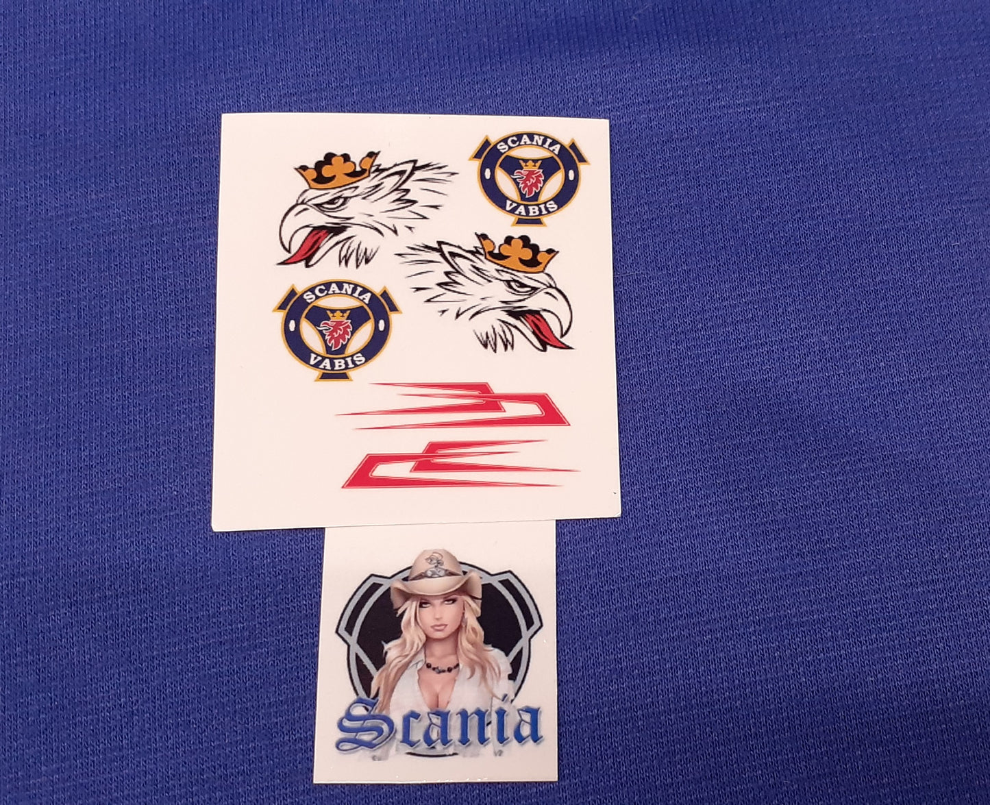 1:50 Scale Scania Griffin, Clear Waterslide Decals