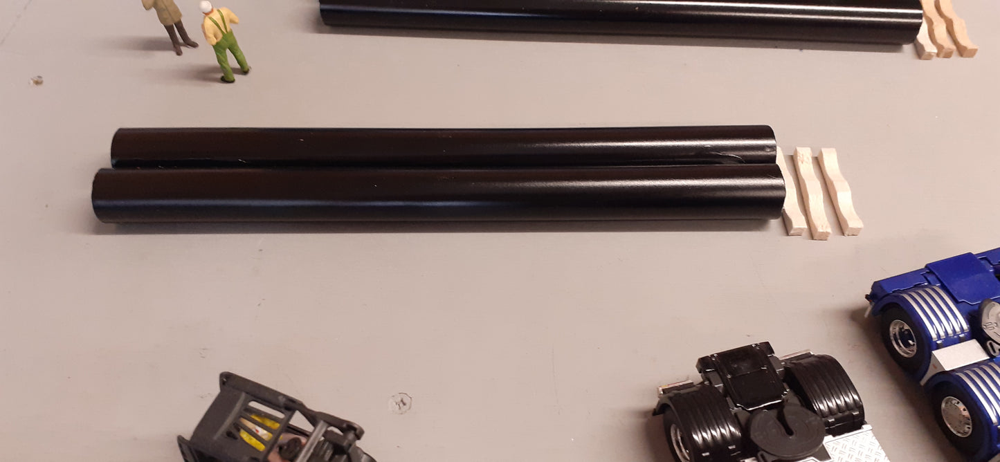 1:50 Scale Pipe Load, steel Loads, Scania, Volvo, Daf