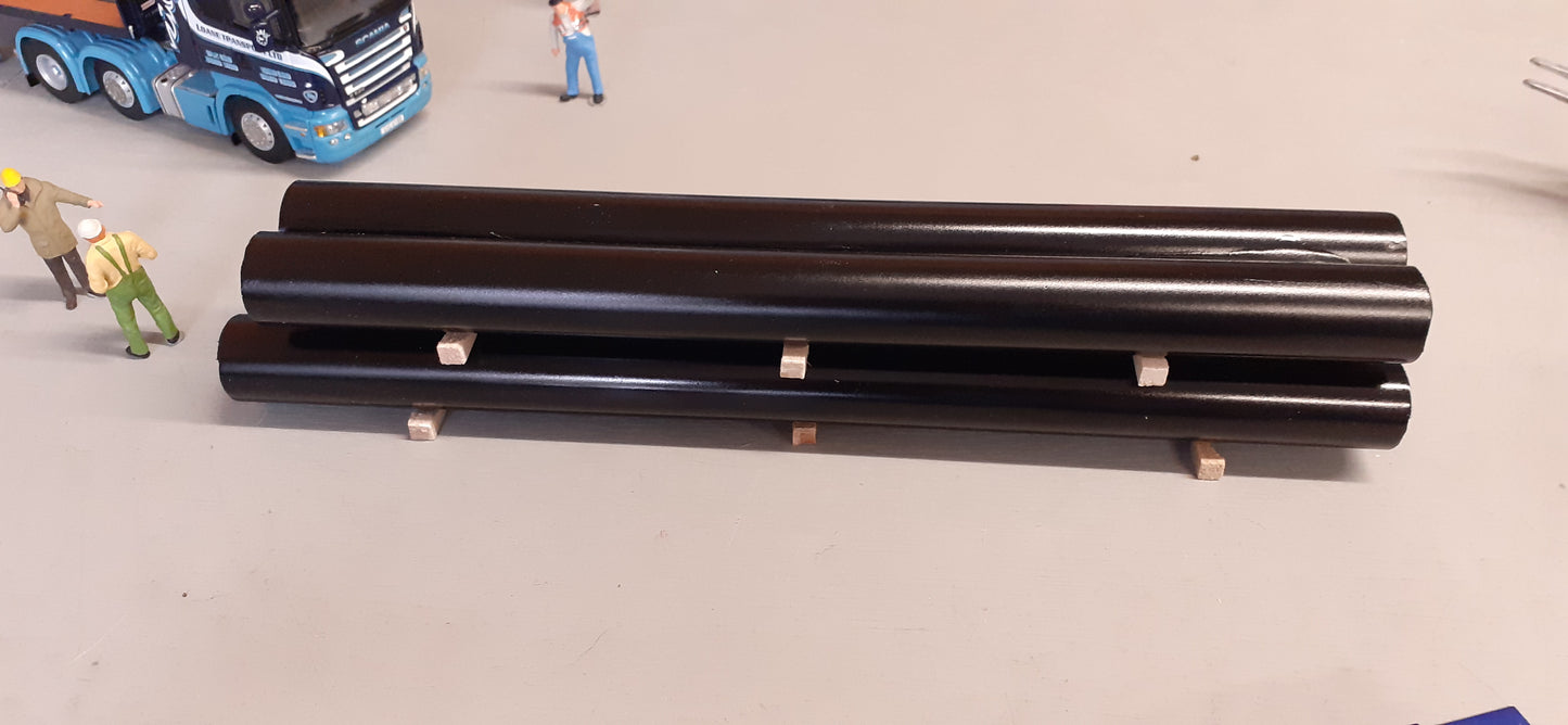 1:50 Scale Pipe Load, steel Loads, Scania, Volvo, Daf