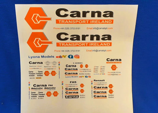 Carna Transport Ireland Decals