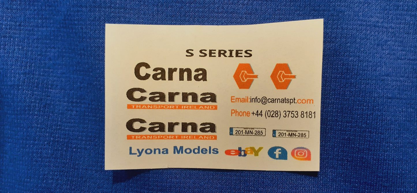 Carna Transport Ireland Decals