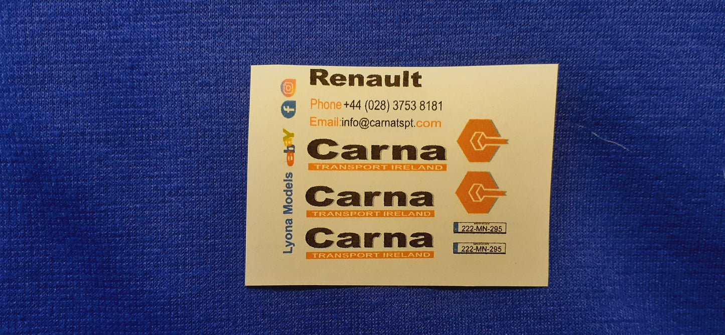 Carna Transport Ireland Decals