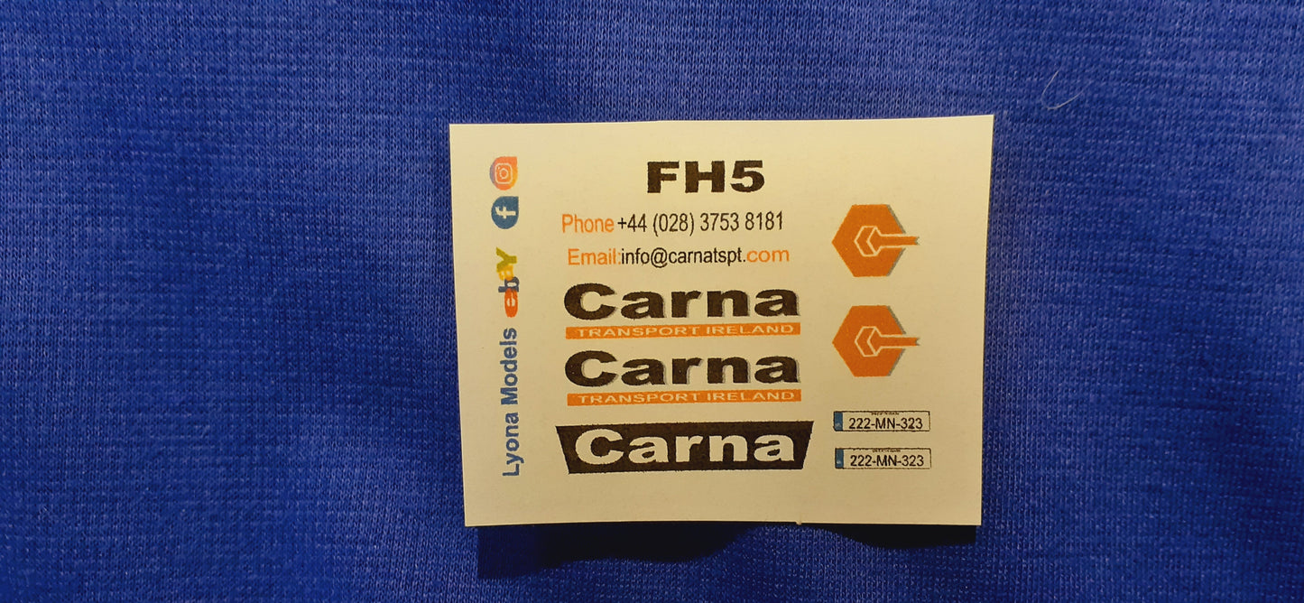 Carna Transport Ireland Decals