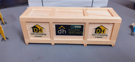 1:50 Scale Handcrafted Timber Loads, Timber Crate
