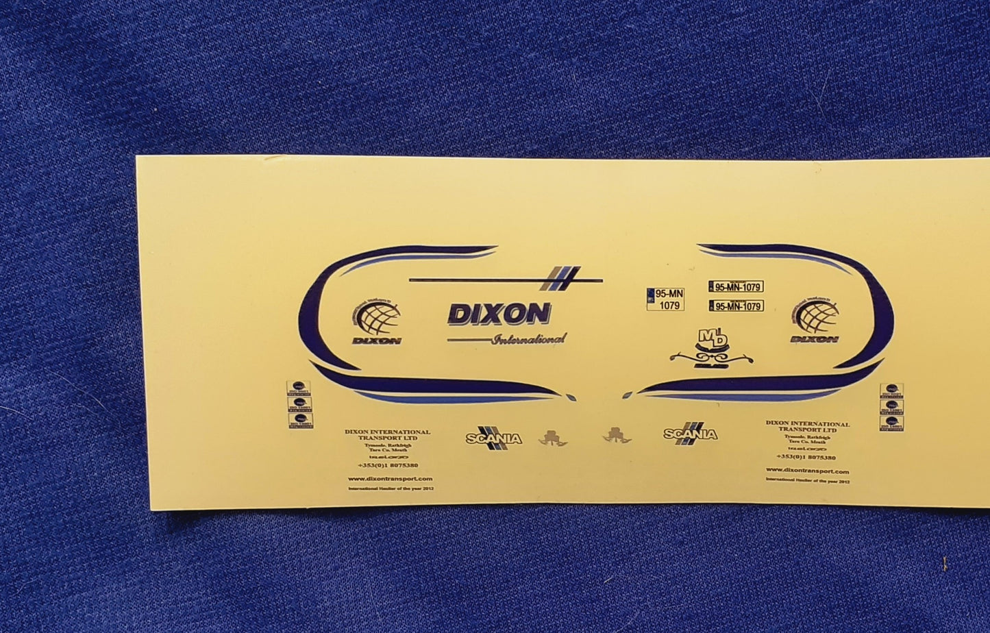 Dixon International Ireland Decals
