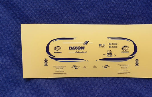 Dixon International Ireland Decals