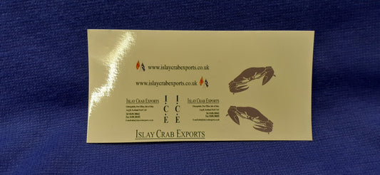 Islay Crab Exports Scotland, 1:50 Scale Waterslide Decals.