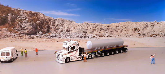 1:50 Scale Background Quarry Scene, Diorama