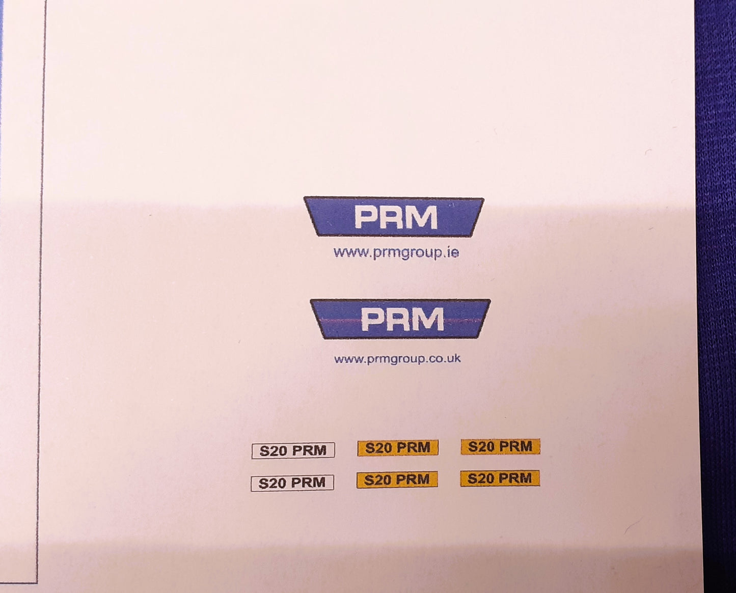 1:50 Scale PRM Group Scania S Series & Trailer. Waterslide Decals