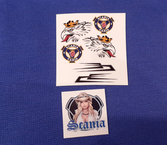 1:50 Scale Scania Griffin, Clear Waterslide Decals
