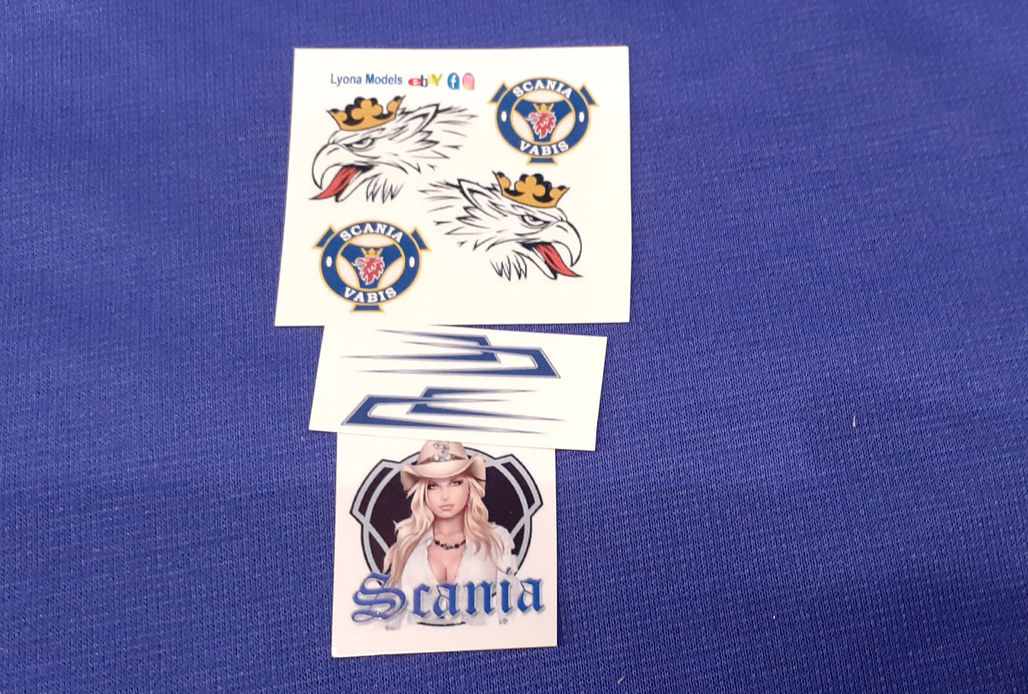 1:50 Scale Scania Griffin, Clear Waterslide Decals