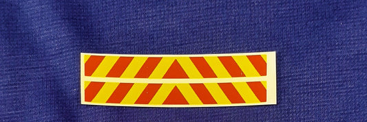 1:50 Scale Chevron Bumper Decals, Scania, Volvo, Daf Clear Waterslide Decals