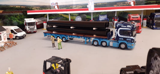 1:50 Scale Pipe Load, steel Loads, Scania, Volvo, Daf