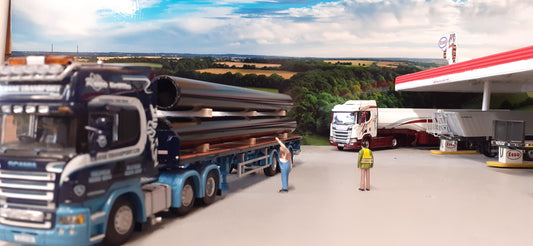 1:50 Scale Pipe Load, steel Loads, Scania, Volvo, Daf
