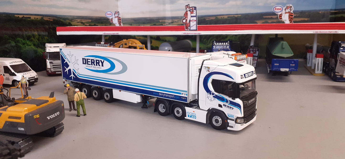 1:50 Scale Derry Group Ireland Scania S Series & Trailer. Waterslide Decals