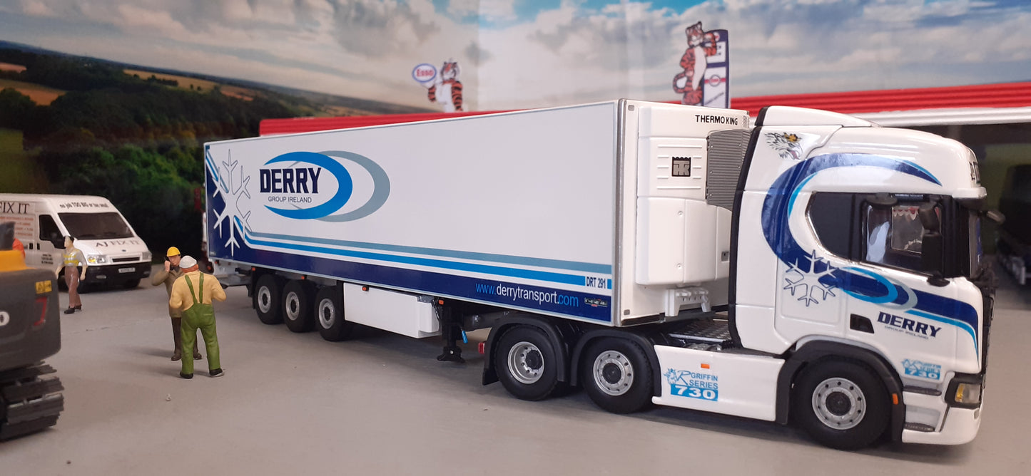 1:50 Scale Derry Group Ireland Scania S Series & Trailer. Waterslide Decals