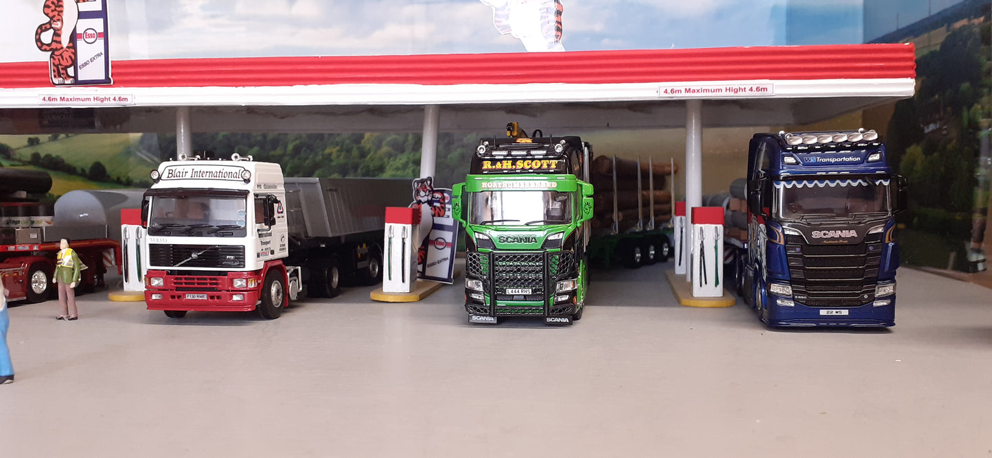 1:50 Scale Tekno R&H Scott Timber Haulage, Scania Rigid & Trailer