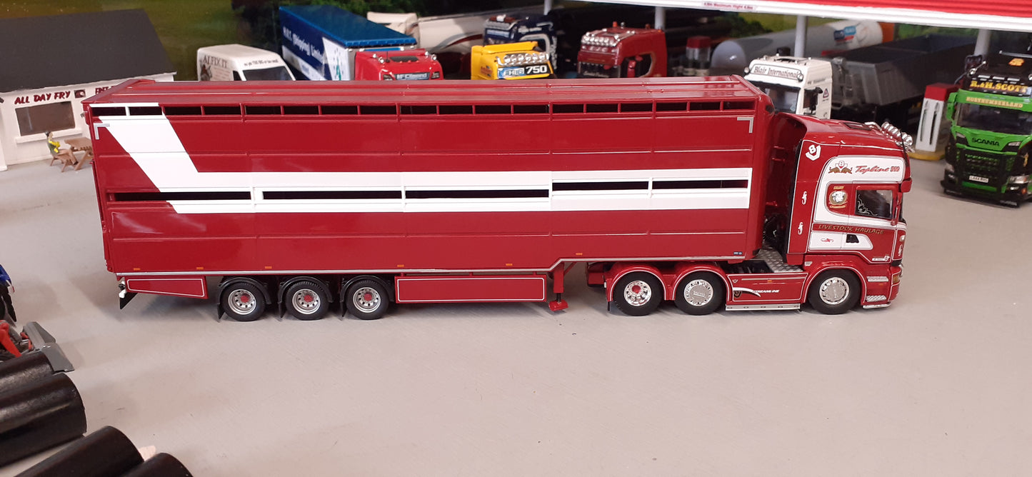 1:50 Scale Tekno D McGeough Live Stock Scania Streamline Topline